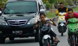 Balap Liar Marak di Jalan Seputaran Taman Kota Bulukumba, Lokasinya Tak Jauh Dari Kantor Polisi