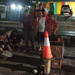 Belum Cukup Sebulan Diperbaiki, Jalan Depan Pasar Sentral Bulukumba Berlubang Lagi