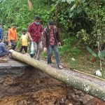 Jembatan Desa Tamaona Bulukumba Ambruk, Akses Jalan Terputus 