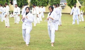 77 Anggota Polres Bulukumba Ikuti Ujian Beladiri