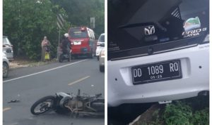 Breking News: Lakantas Mobil vs Motor di Bulukumba Satu Meninggal Ditempat