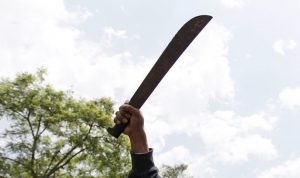ngeri emak emak joget sambil acungkan golok viral di medsos kFRqPVAw3Q