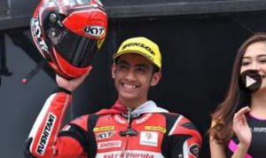 Pembalap Motor Asal Bulukumha Andi Gilang Juarai ARRC Thailand