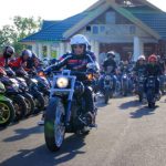 Tunggangi Motor Mewah Miliknya, Andi Utta Pimpin Bikers Custom ke Tanjung Bira
