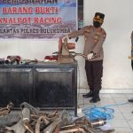 Knalpot Racing Bikin Bising Digergaji Kapolres Bulukumba 