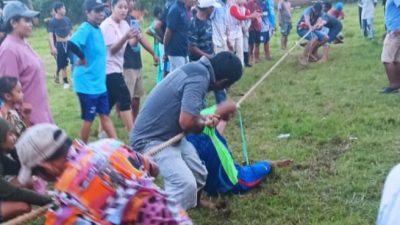 Anggaran Minim, Desa Tanah Harapan Tetap Rayakan HUT RI ke 77 Dengan Berbagai Lomba