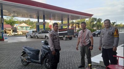 Harga BBM Naik, Polisi Jaga Sejumlah SPBU di Bulukumba 