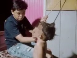 Viral, Video Seorang Pria Dewasa Siksa Bocah Tanpa Belas Kasihan Beredar di Media Sosial 