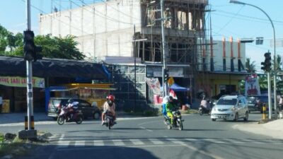 Belum Lama Terpasang Dua Traffic Light Baru di Kota Bulukumba Sudah Tidak Berpungsi