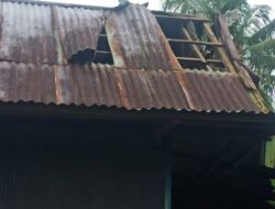 Angin Kencang Rusak 2 Rumah Warga Desa Tanah Harapan Bulukumba