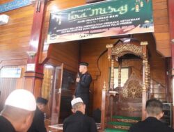 Pesan Penting Danyon Ichsan di Peringatan Isra Mikraj di Masjid Mako Brimob Bone