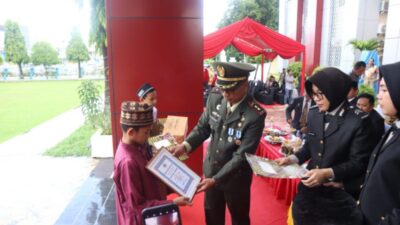 Dandim 1411 Bulukumba Hadiri Upacara Peringatan HUT Bhayangkara Ke-77