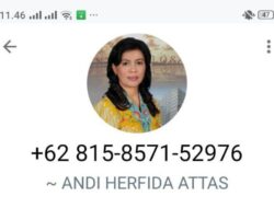 Waspada, Profile WhatsApp Istri Bupati Bulukumba Andi Herfida Attas Disalah Gunakan OTK