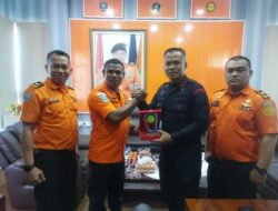 Kompol Nur Ichsan  Sambangi Kantor Pencarian dan Pertolongan Kelas A Makassar