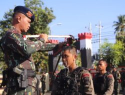 Tradisi Penerimaan Bintara Remaja di Mako Yon C, Begini Pesan Danyon Ichsan