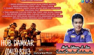 Damkar Bulukumba Imbau Warga Jangan Buang Puntung Rokok Sembarangan, Begini Dampaknya