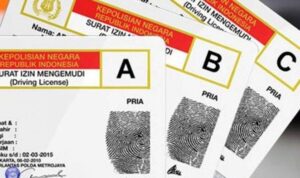 ilustrasi surat izin mengemudi sim