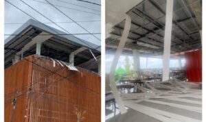 Breaking news: Angin kencang porak-porandakan plafon gedung satap Bulukumba 