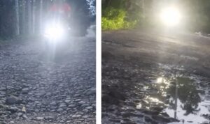 Sudah 20 tahun Kondisi Jalan di Dusun Bontosunggu Desa Bontoharu Mirip Kubangan Kerbau