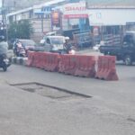 Bagi pengendara hati-hati melintas di jalan Samratulangi ke Lanto Daeng Pasewang 