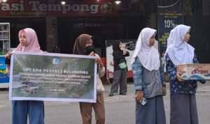 Bencana alam Melanda Lima Kabupaten di Sulsel, Pelajar SMAN 1 Bulukumba Galang bantuan 