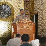 Bripka Wahyu Wirayuda Anggota Samapta Polres Bulukumba Berikan Tauziah Dihadapan Perwira 