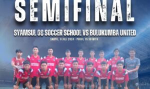 Bulukumba United Akan Perebutkan Tiket Ke Final Melawan Tim Asuhan Syamsul Haerudin Legenda PSM 