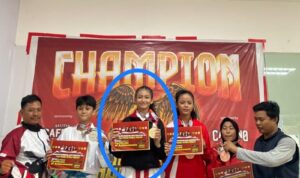 Keren, Siswi SMPN 1 Bulukumba Rebut Medali Emas Di Kejuaraan Karate Piala Presiden 2024