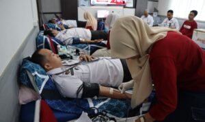 Sambut Hari Pengayoman ke 79 , Lapas Gelar Donor Darah 