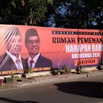 Rumah Pemenangan Harapan Baru Bergambar Andi Utta-Edy Manaf Terpasang Di Bulukumba 