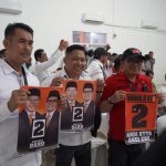 Andi Utta – Edy Manaf Diantar Mantan Timses dan Cawabup TSY di Pencabutan Nomor Urut