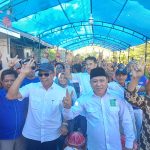 Disebut Bapak Pembangunan, Andi Utta Disambut Riang Gembira Ratusan Warga Taccorong