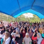 Tak Terbendung, Sebagian Warga Sapobonto Tak Kebagian Kursi di Kampanye HB