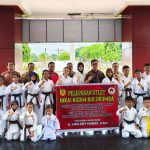 Wabup Bulukumba Lepas 18 Orang Atlet Ikuti Kejuaraan Fajar Open Karate Championship 2025 Di Makassar