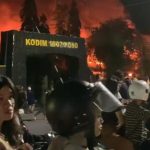 Viral, Video Kebakaran Diduga Terjadi Di Kantor Kodim 1307 Poso