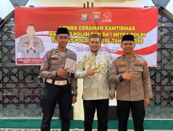 Anggota Polisi Lalulintas di Bulukumba Juara 1 Lomba Da’i Polri