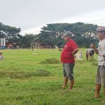 Kades Bontonyeleng Pimpin Warga Kerja Bakti Persiapan Lokasi Shalat Idul Adha