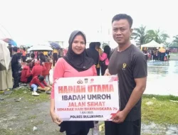 Peraih Hadiah Umroh di Acara Jalan Sehat Polres Bulukumba