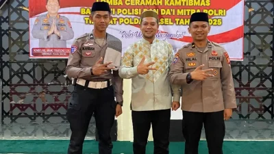Bripda M. Ahriadi, anggota Polisi Lalulintas Bulukumba yang meraih Juara 1 Lomba Da'i Polri.