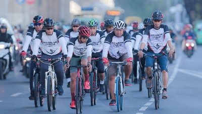 Brimob Polda Sulsel Jaga Kesehatan dan Tali Silaturahmi Lewat Gobar SCC