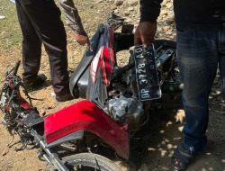 Pelajar SMP Tewas Kecelakaan, Usai Tabrak Kios Bensin Eceran di Ujung Loe