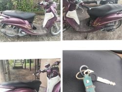 Kehabisan Bensin, Pencuri Tingggalkan Motor Curian di Jalan