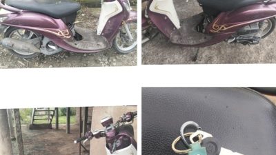 Kehabisan Bensin, Pencuri Tingggalkan Motor Curian di Jalan