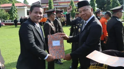 Sosok Aiptu Lukman anggota Intelkam Polres Bulukumba yang meraih penghargaan di HUT Bhayangkara