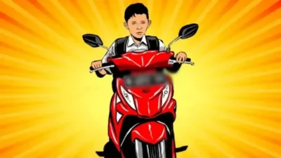 Fenomena anak di bawah umur dan murid SD mengendarai sepeda motor di jalan raya Bulukumba.