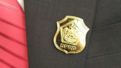 Anggota DPRD Bulukumba Anhar Sakti saat memberikan keterangan terkait laporan polisi.