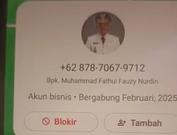 Nama Bupati Bantaeng Dicatut Penipuan Via WhatsApp 