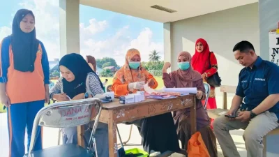 Tes kesehatan calon Paskibraka Kecamatan Gantarang