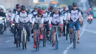 Brimob Polda Sulsel Jaga Kesehatan dan Tali Silaturahmi Lewat Gobar SCC