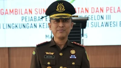 Andi Irfan Andi Untung resmi dilantik sebagai Kajari Majene